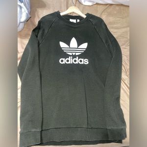 Green Medium Adidas Sweater barely used